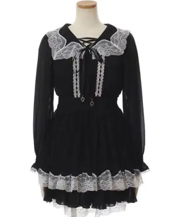 LIZLISA 쉬폰 세일러 셋업