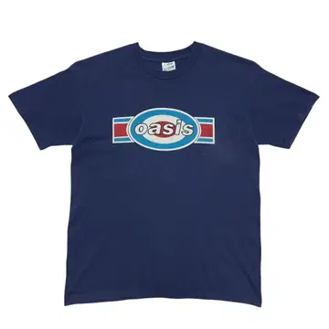 레어 L 90's oasis Target Logo T셔츠 양면