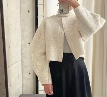 ella selectshop 트위드 숏 자켓