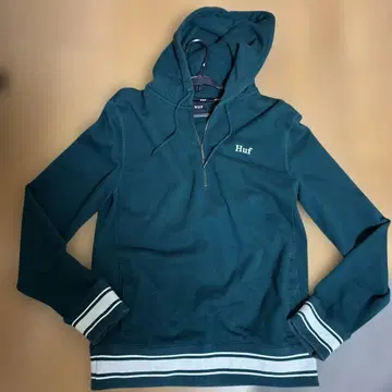 HUF 하프 지퍼 후드티 S 사이즈