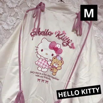 헬로키티 리본 라인 트랙 자켓 저지 화이트 산리오 M