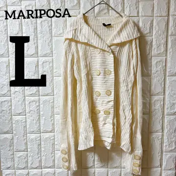 MARIPOSA [ L ] 아이보리 버튼 가디건