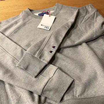 CHAMPION X ZARA 패치 크루넥 맨투맨 리버스 위브
