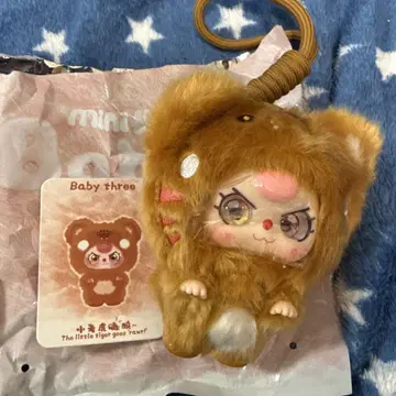 babythree 베이비쓰리 봉제 인형 스트랩 미니 다코 토라 군