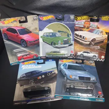 핫휠 4도어 벤츠 BMW 5대 세트