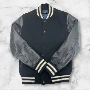 BEAUTY&YOUTH 바시티 자켓 울 x 가죽 여성용 M 사이즈