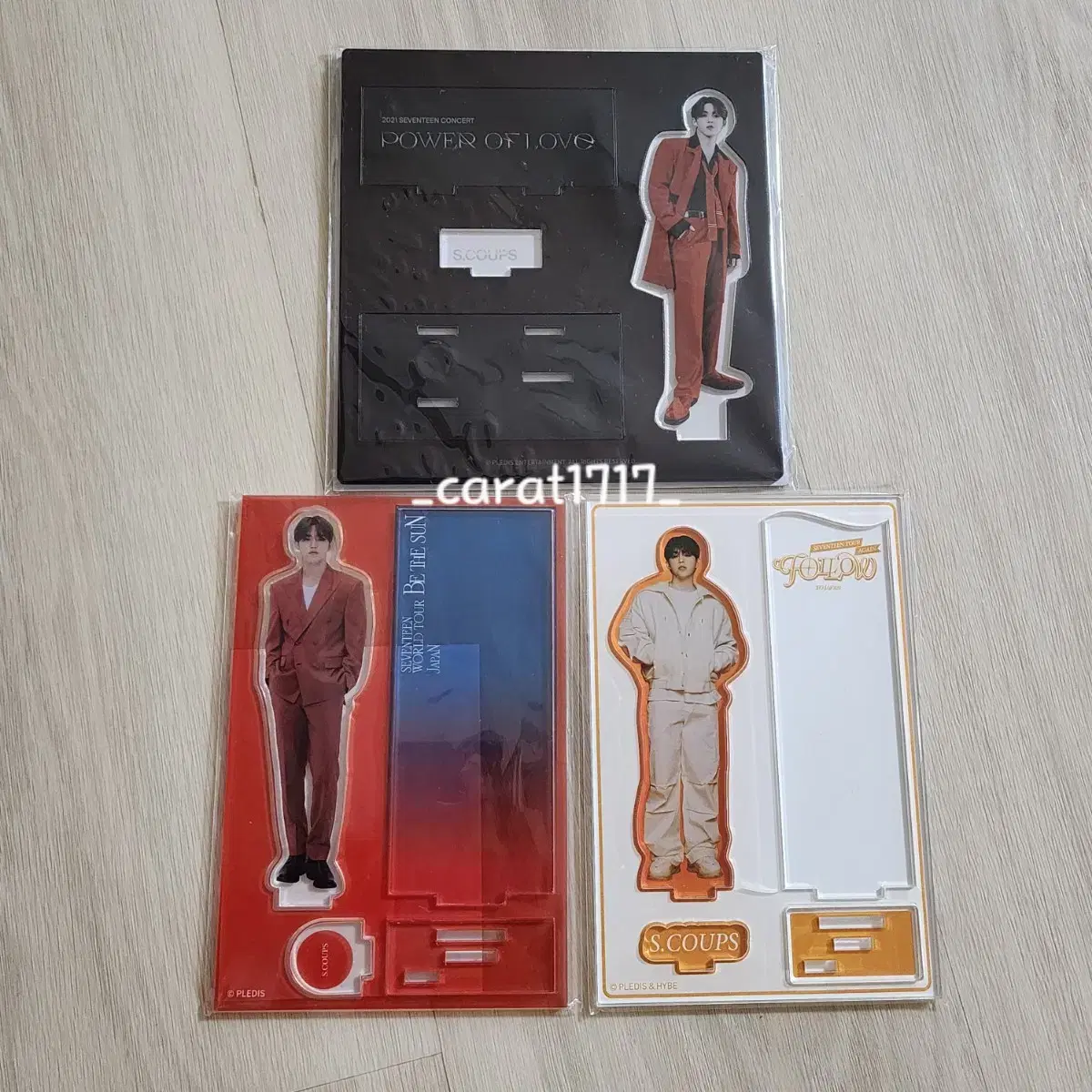 Seventeen s.coups acrylic stand wts