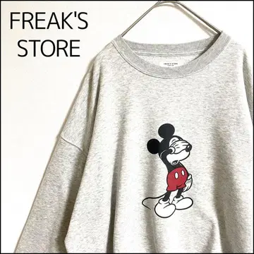 FREAK'S STORE 맨투맨 디즈니 그레이 오버 사이즈