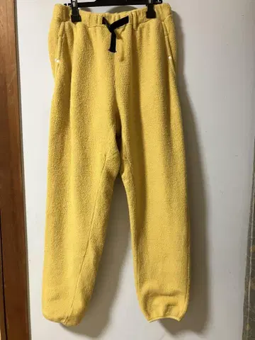 INNAT 코튼 보아 팬츠 옐로우 컬러
