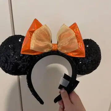 상하이 디즈니 스팽글 머리띠