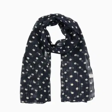 oheshio DOT SHEER PATTERN SCARF
