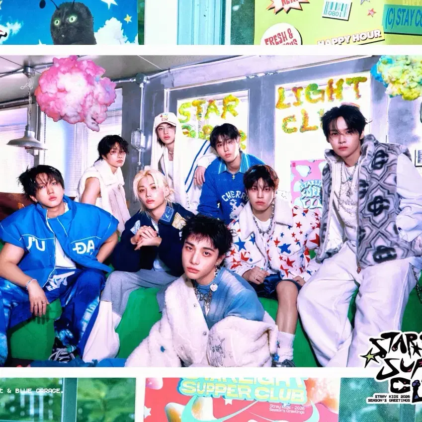 (특전 3종)스트레이키즈 스키즈 2026 시즌그리팅 시그 미공포 양도