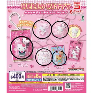헬로키티 패키지 미니어처 컬렉션
