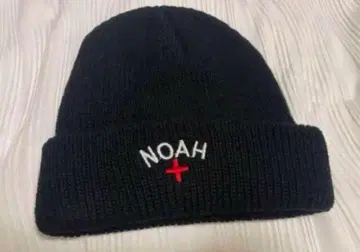 NOAH 블랙 니트 모자