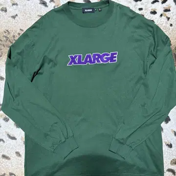 XLARGE 그린 롱 슬리브 T셔츠 XL