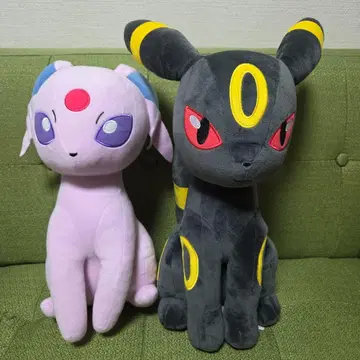 포켓몬스터 메챠모후굿토 봉제 인형 블래키 에브이 세트