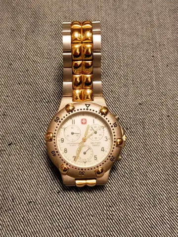 스위스 아미 워치 아날로그 손목시계 크로노그래프