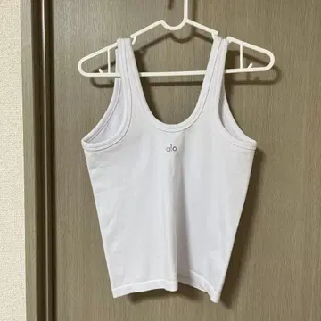 alo 화이트 탱크탑 M