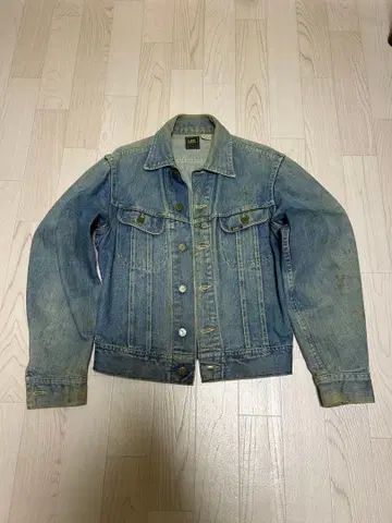 vintage 70s USA Lee 데님 자켓 블랙 택