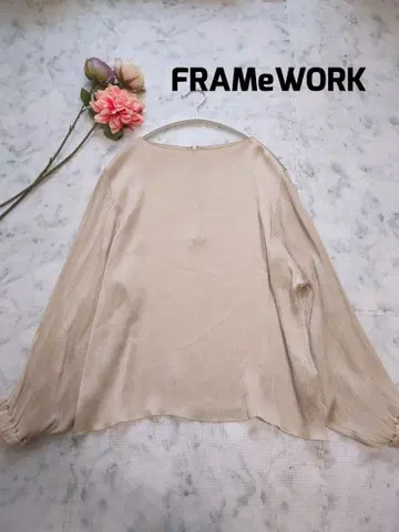 프레임워크 트리아세테이트 레이온 요루 블라우스