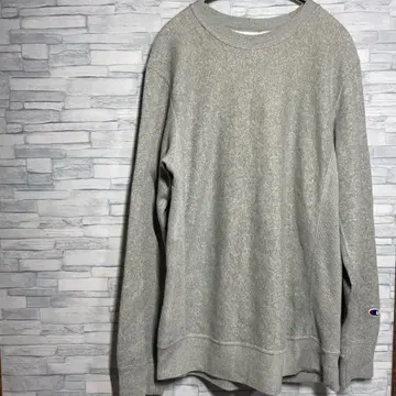 챔피온 리버스 위브 맨투맨 무지 L