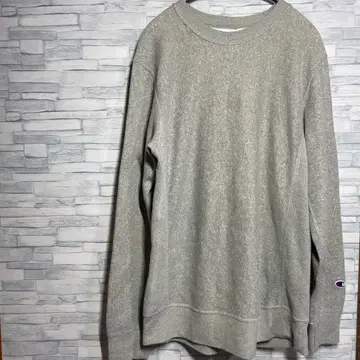 챔피온 리버스 위브 맨투맨 무지 L