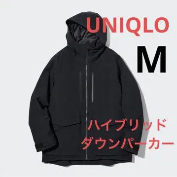 UNIQLO 하이브리드 다운 파카 (3D 컷) 블랙 M