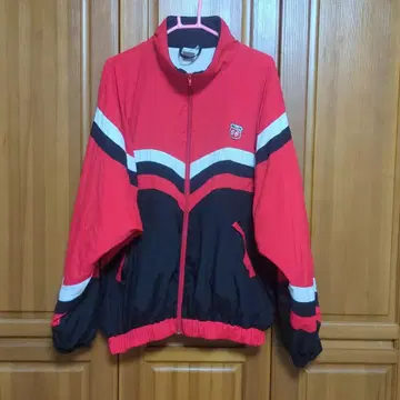 Phillips 66 나일론 자켓 레드/블랙