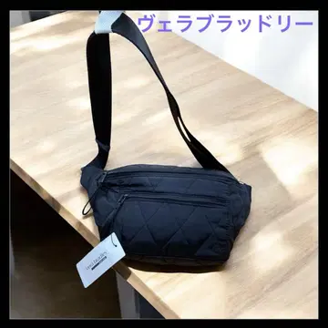 새상품 베라브래들리 웨스트 파우치 바디백 벨트백 블랙