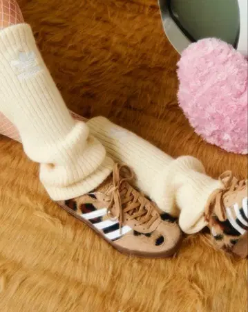 adidas 레그 워머 아이보리 택 포함 새상품 가을/겨울 인기 컬러