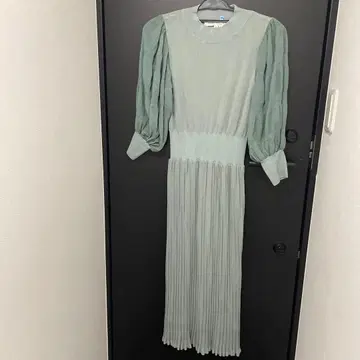 MERCURYDUO 민트 그린 롱 원피스