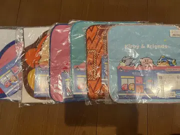 제일복권 별의 커비 푸푸푸의 새로운 생활 타월 컬렉션 전 6종 세트