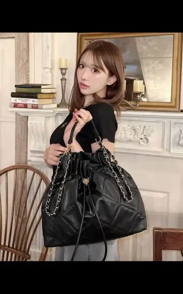 cherimi 셰리미 퀼팅 토트백 숄더백