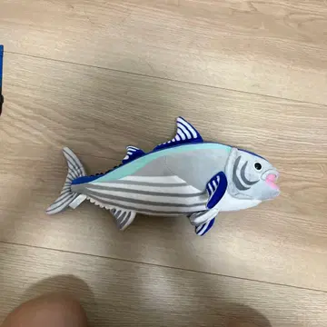줄무늬 물고기 봉제 인형