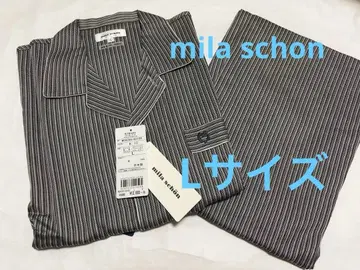 L 사이즈 새상품 밀라 쇤 긴팔 파자마 짜임이 멋진 mila schon