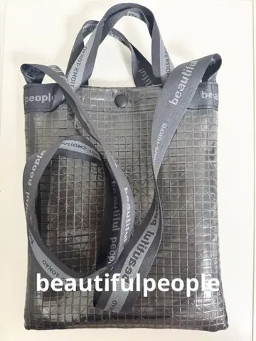 beautifulpeople 숄더백 클리어 블랙