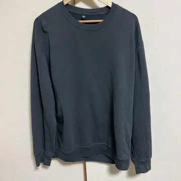 유니클로 스웨트 셔츠 다크 그레이 XL