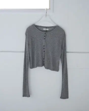 anuke 가디건 Sheer Rib Cardigan
