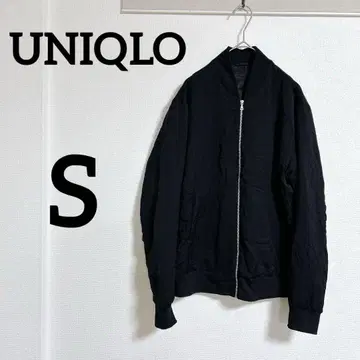 UNIQLO 유니클로 [S] 블랙 점퍼 여성용 자켓 블랙