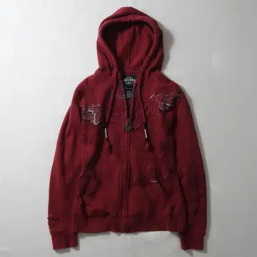 Hard Rock Cafe Studs Wing Zip-up Hoodie