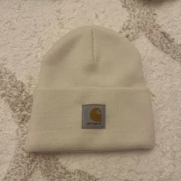 carhartt 화이트 니트 모자 원사이즈