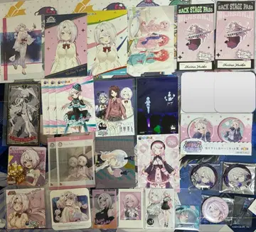 니지산지 시이나 유이카 폴라로이드 5주년 백스테이지 패스풍 카드 캔뱃지