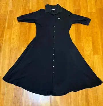 블랙 반팔 셔츠 원피스