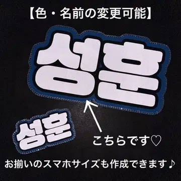 네임보드 ENHYPEN 엔하이픈 성훈 네임보 반사 시트