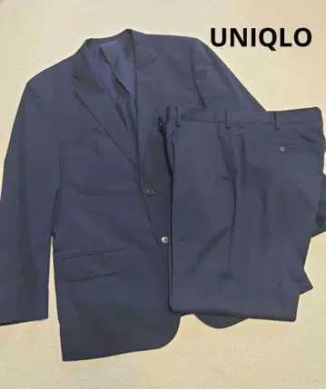 UNIQLO 남성용 수트 스트레치 울 셋업 레귤러 핏
