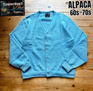 60s~70s TOWNCRAFT 알파카 가디건