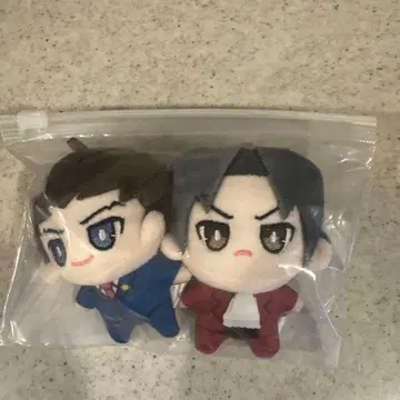 역전재판 중국 봉제 인형 나루호도 류이치 미츠루기 레이지 세트