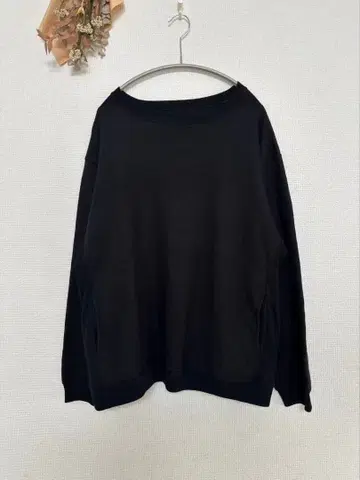 muraco 울 크루넥 풀오버 블랙 일본제 S