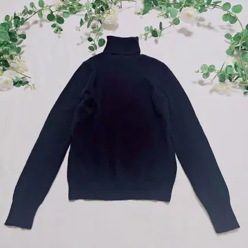 UNIQLO 캐시미어 100% 터틀넥 니트 블랙 M