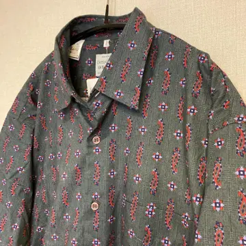 [ 레어!미사용 ] 베네통 이탈리아제 올 패턴 긴팔 셔츠